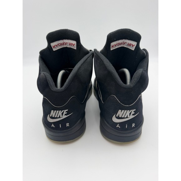 Nike Air Jordan 5 Retro Metallic Black Silver HF3975-001 Mens Size 10 High Top main image 5
